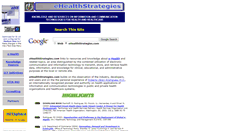 Desktop Screenshot of ehealthstrategies.com