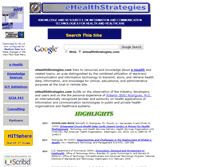 Tablet Screenshot of ehealthstrategies.com